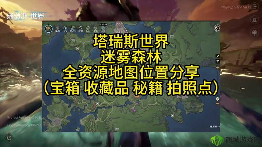迷雾世界手游全部矿点收集地标详细分享助你快速掌握