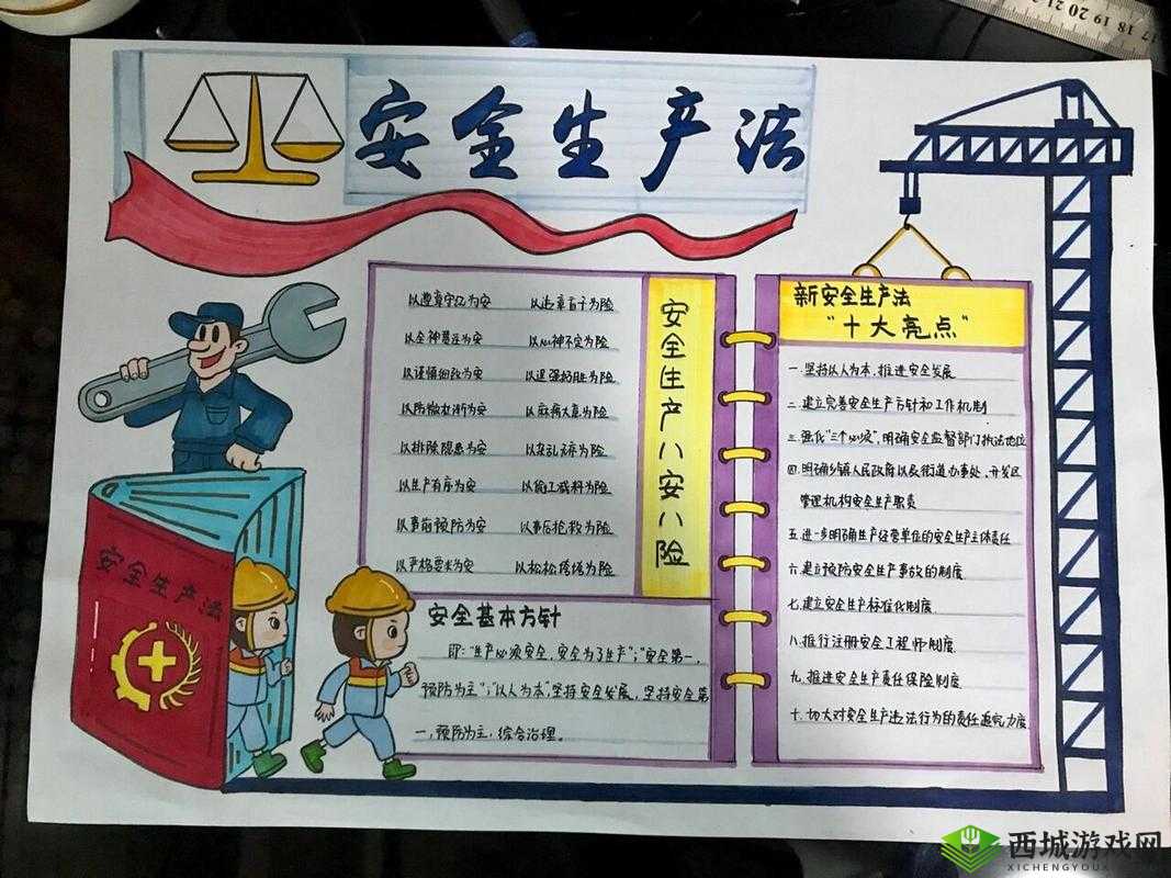 安全生产月手抄报：安全知识大汇总